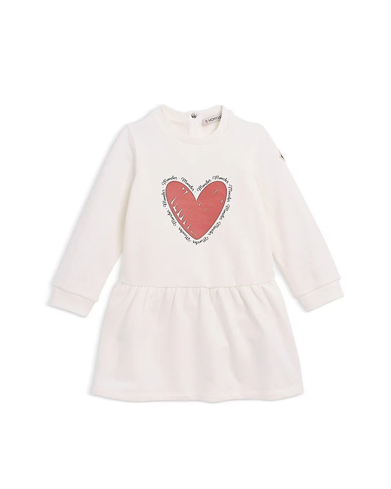Moncler Girls' Heart Dress - Baby, Little Kid