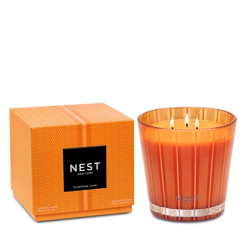 Pumpkin Chai 3 Wick Candle, 21.1 oz.