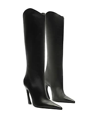 Women's Maryann Up Curve High Heel Boots