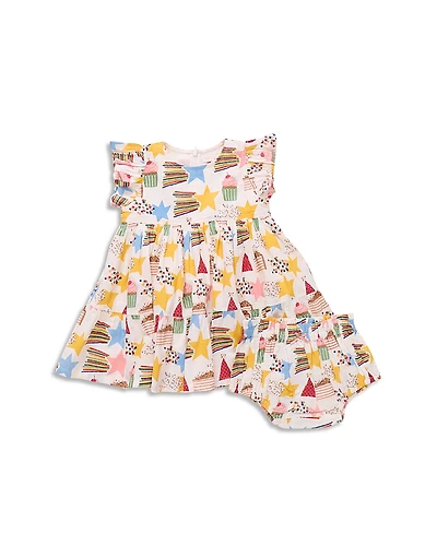 Pink Chicken Girls' Jennifer Dress & Bloomers Set - Baby