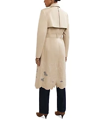 Elm Cutwork Trench Coat