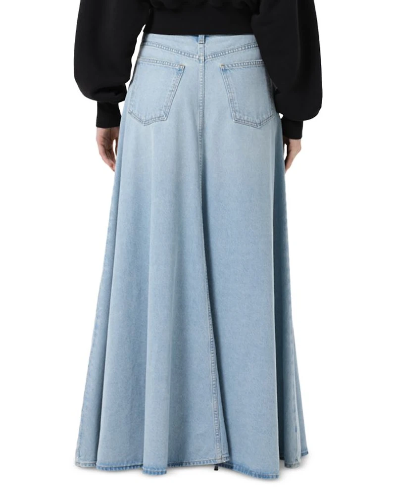 The Odin Denim Maxi Skirt Lost
