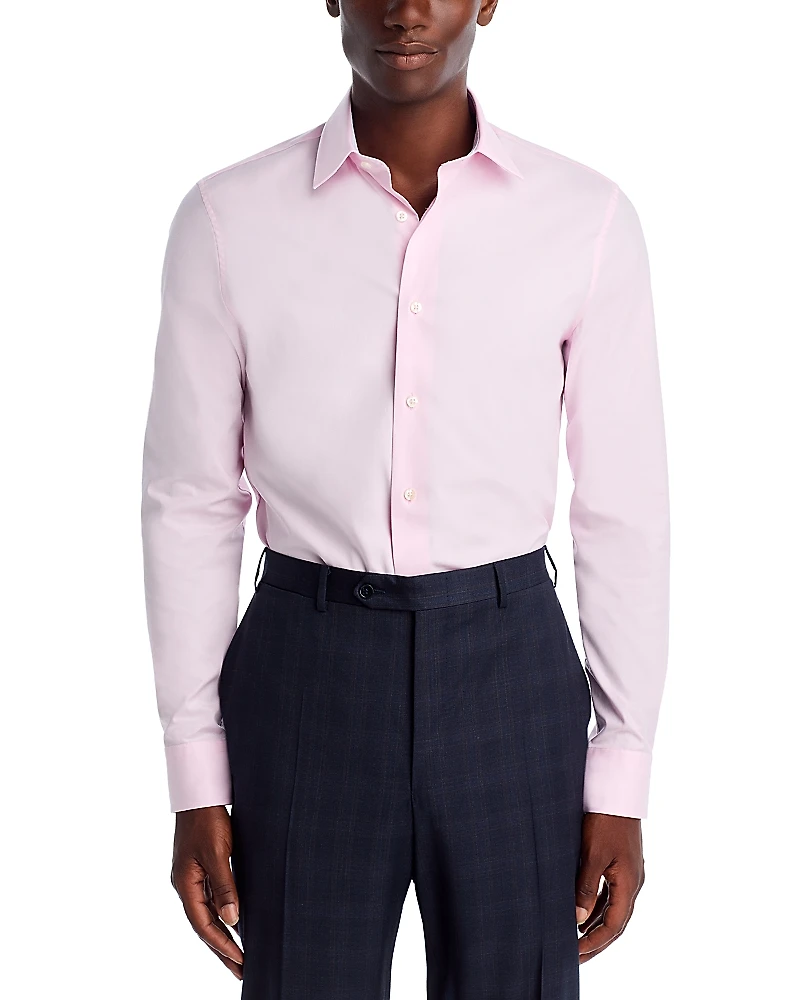 The Men's Store at Bloomingdale's Stretch Twill Slim Fit Dress Shirt - Exclusive
