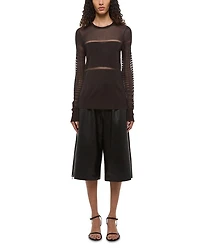 Shadow Striped Long Sweater