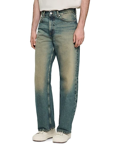 Sandro Faded Baggy Jeans