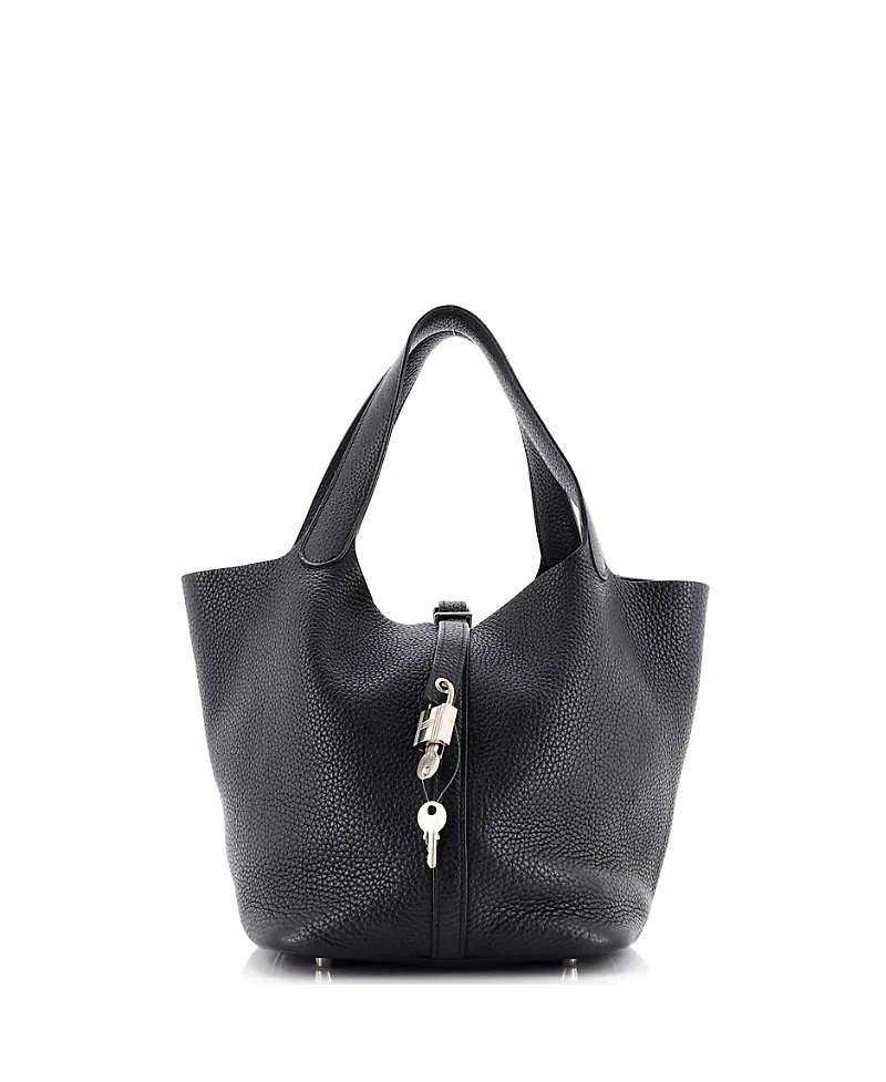 Pre-Owned Hermes Mm Picotin Lock Bag Clemence