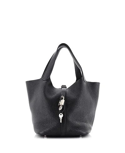 Pre-Owned Hermes Mm Picotin Lock Bag Clemence