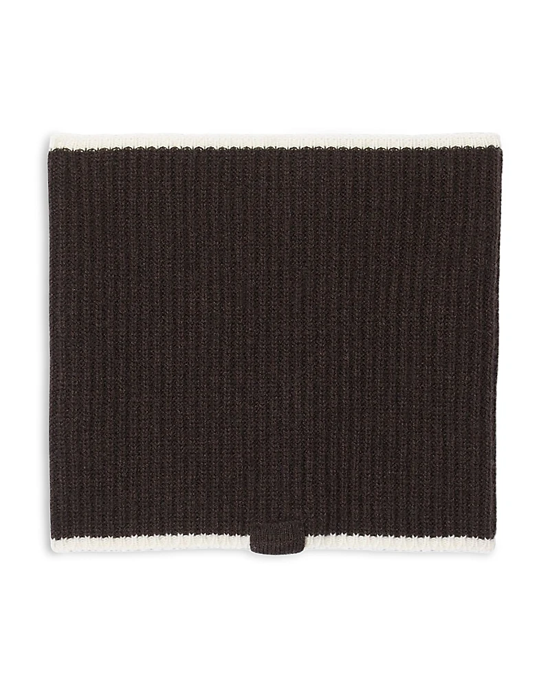 Sandro Rib Knit Neck Warmer Scarf