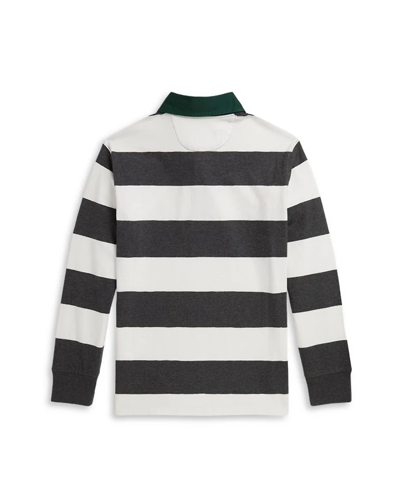 Boys' Polo Bear Cotton Rugby Shirt - Big Kid