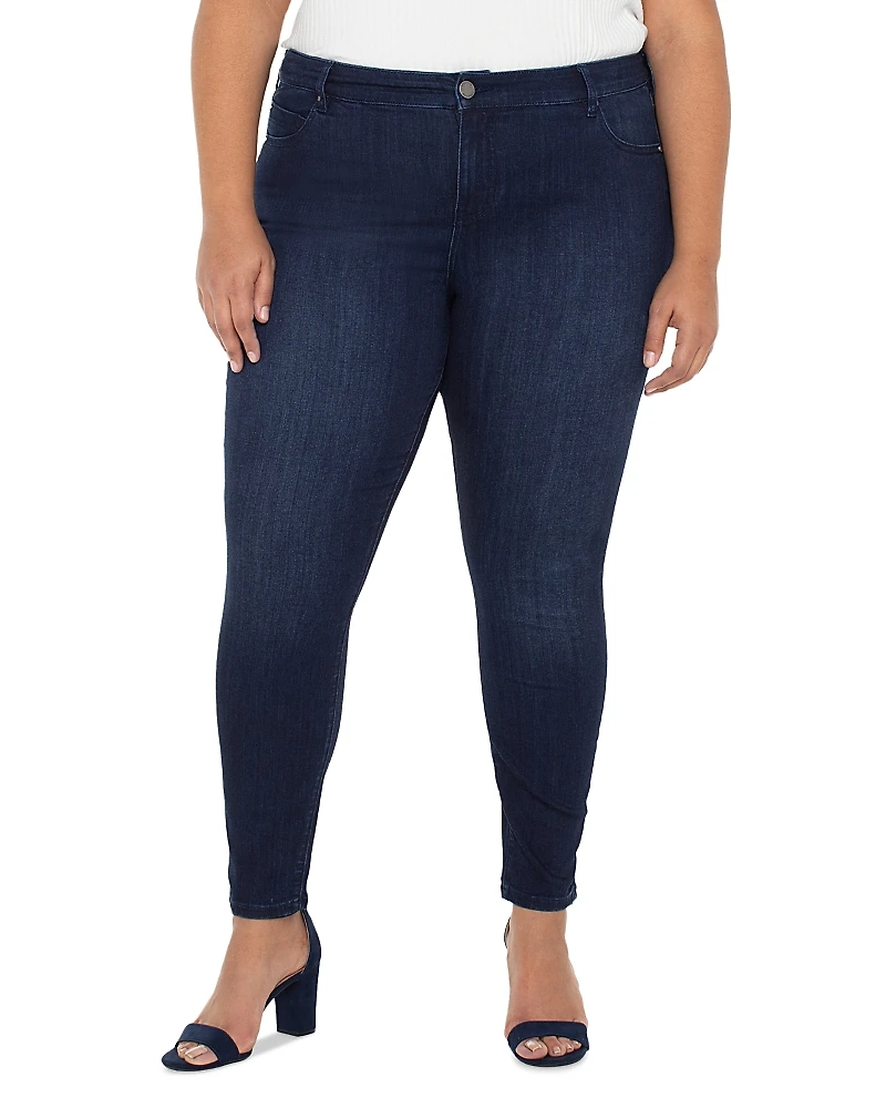 Liverpool Los Angeles Plus Abby High Rise Ankle Skinny Jeans