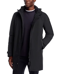 Herno Functional Wardrobe Waterproof Down Overcoat with Hidden Hood