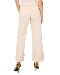 High Rise Flared Jeans New Ivory