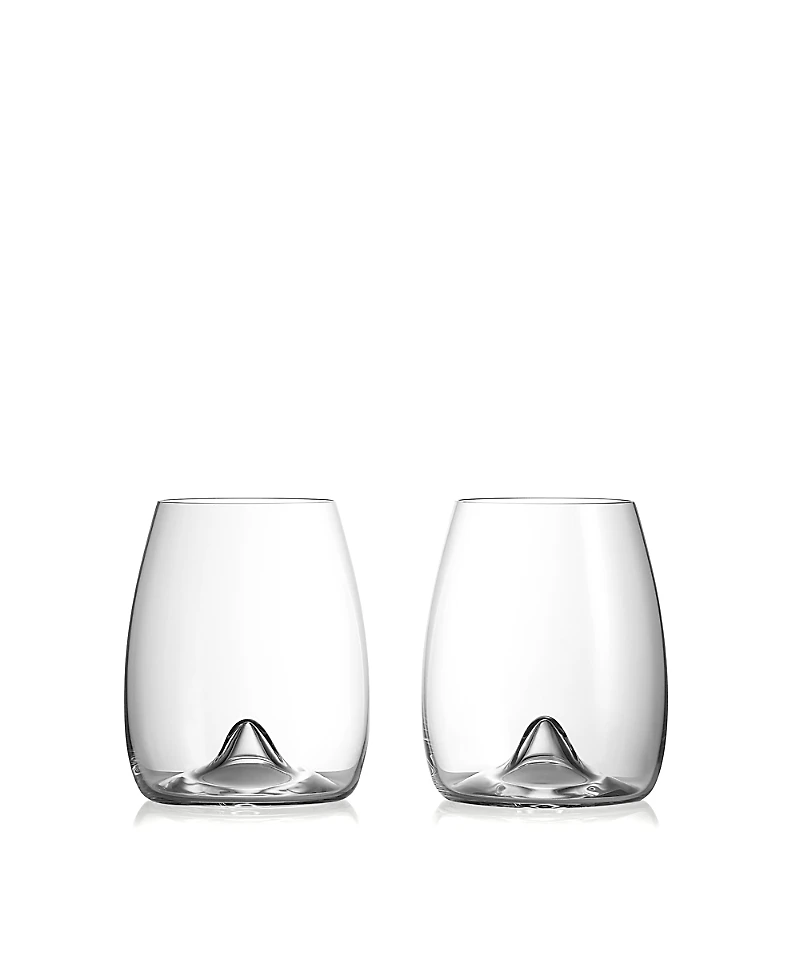 Waterford Elegance Stemless Wine Glass, Pair