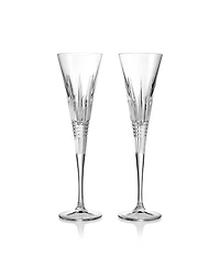 Lismore Diamond Toasting Flute, Set of 2
