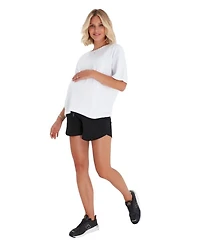 Relax Foldover Waistband Maternity Shorts