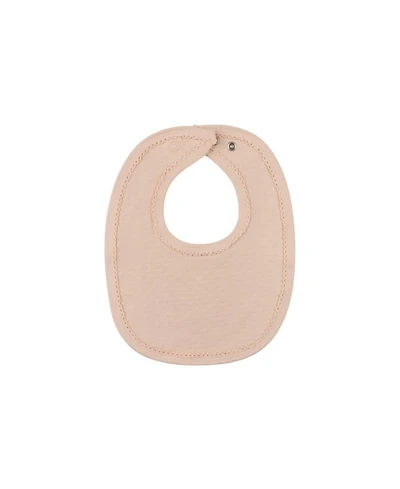 Unisex Heart and Star Button Pointelle Collection Bib - Baby