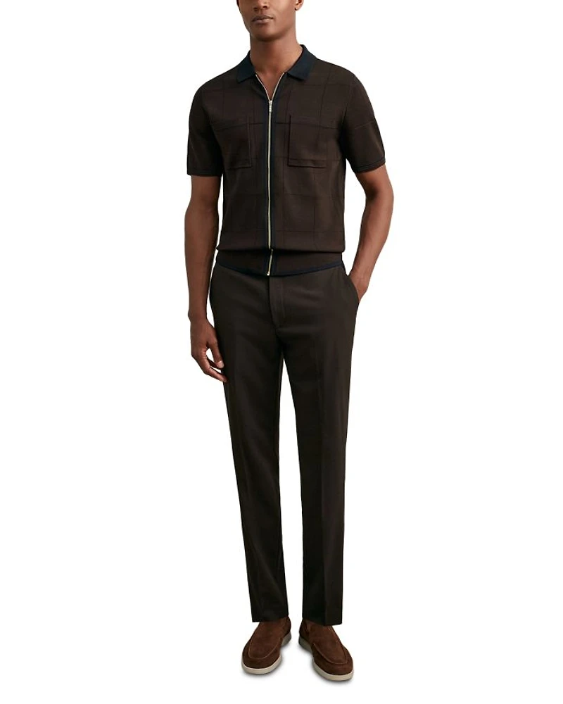 Baxter Zip Front Short Sleeve Shirt