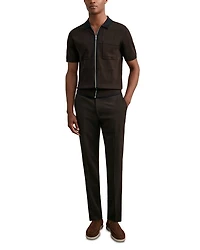 Baxter Zip Front Short Sleeve Shirt