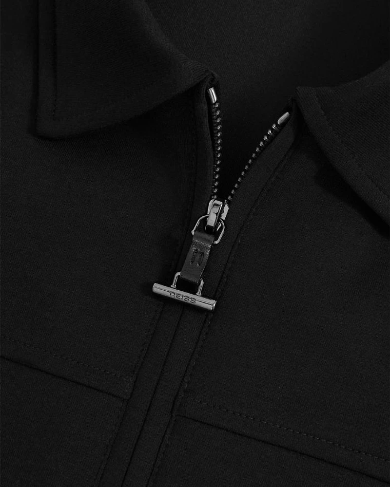 Newland Interlock Zip Through Overshirt