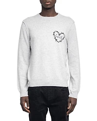 Zadig & Voltaire Kennedy Heart Long Sleeve Shirt