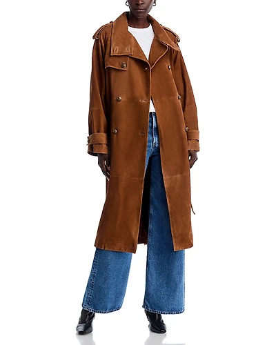 Kobi Halperin Johnny Suede Long Coat