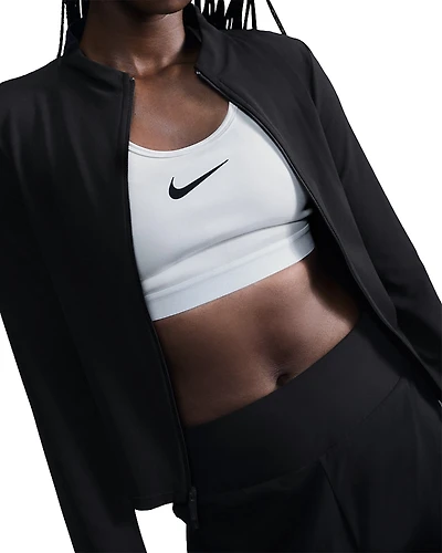 Nike Mock Neck Long Sleeve Zip Front Jacket