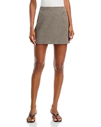 French Connection Houndstooth Mini Skirt