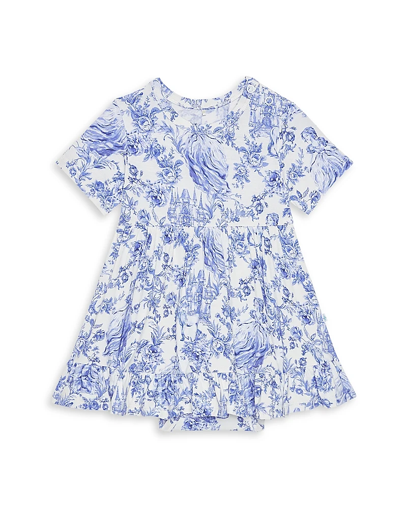 Posh Peanut Girls' Briar Ruffled Bodysuit Dress - Baby