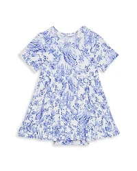 Posh Peanut Girls' Briar Ruffled Bodysuit Dress - Baby