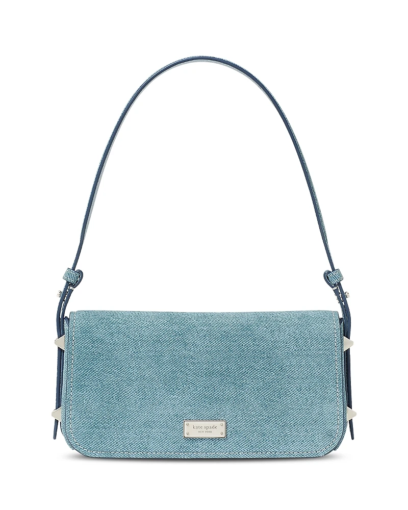 kate spade new york Liv Denim Look Leather Shoulder Bag