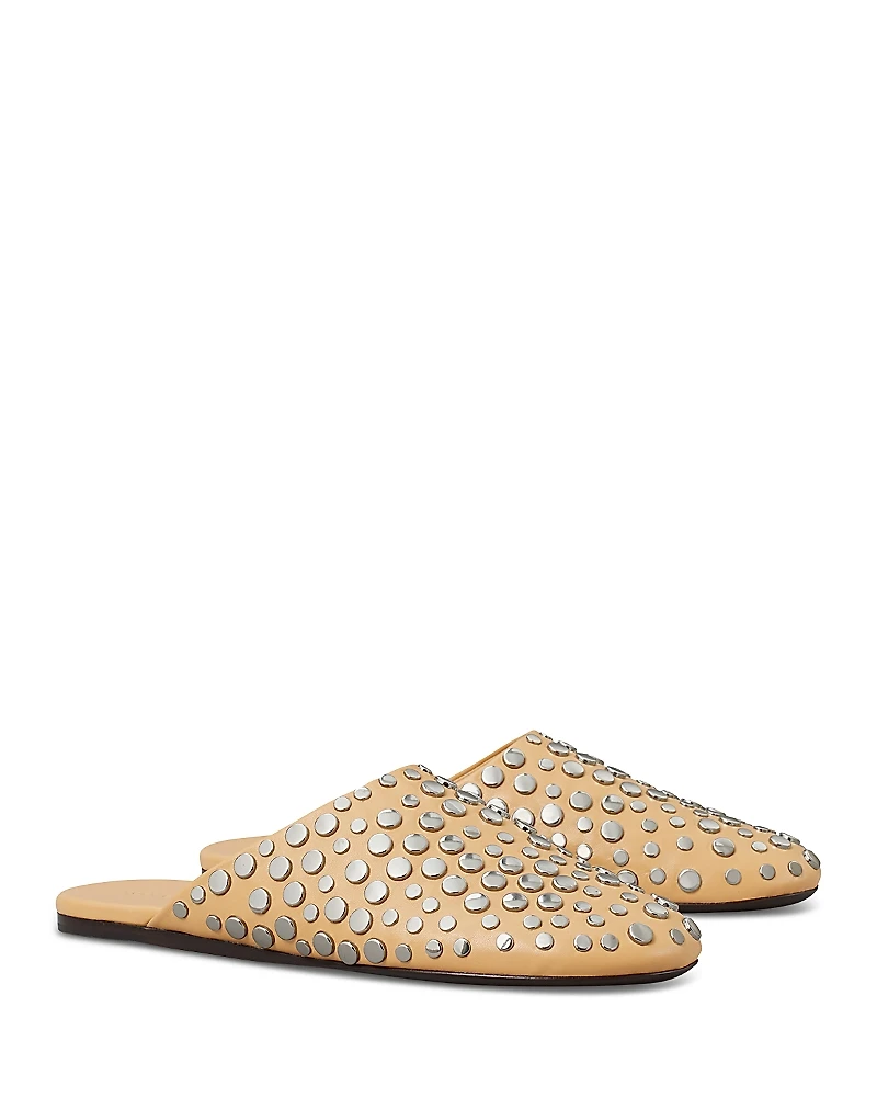 Tory Burch Women's Studded Mule Flats