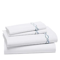 Matouk Brando Embroidered Percale Sheet Set, King - Exclusive
