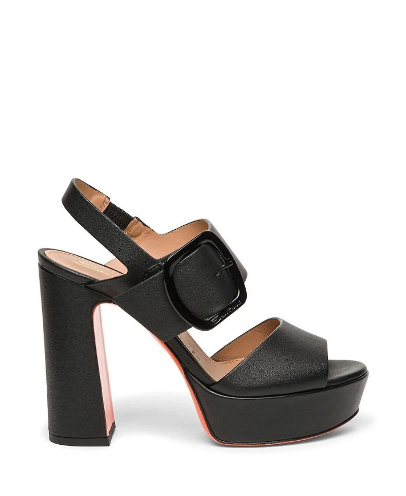 Women's leather High Heel Sandal