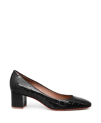 Women's Leather Low-Heel Pump