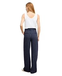 Fitz Pleated Women's Summer Pinstripe Trouser
