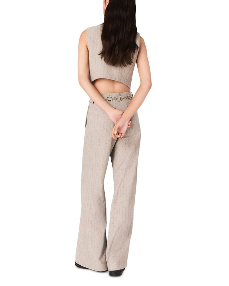 Rhinestone Suit Trousers