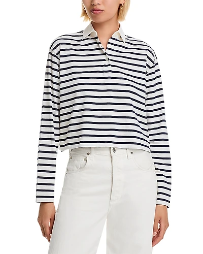 Kule The Lexie Cropped Rugby Shirt