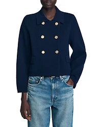 Sandro Double Breasted Cardigan