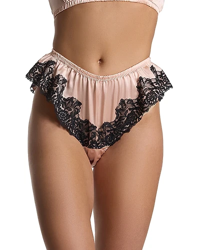 Hanky Panky x Lexi Wood Victoria Flutter Silk Tanga