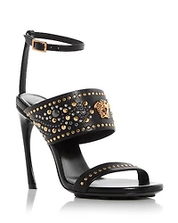 Versace Medusa Embellished Sandals