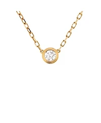 Small Cartier D'Amour Pendant Necklace 18K Rose Gold with Diamond