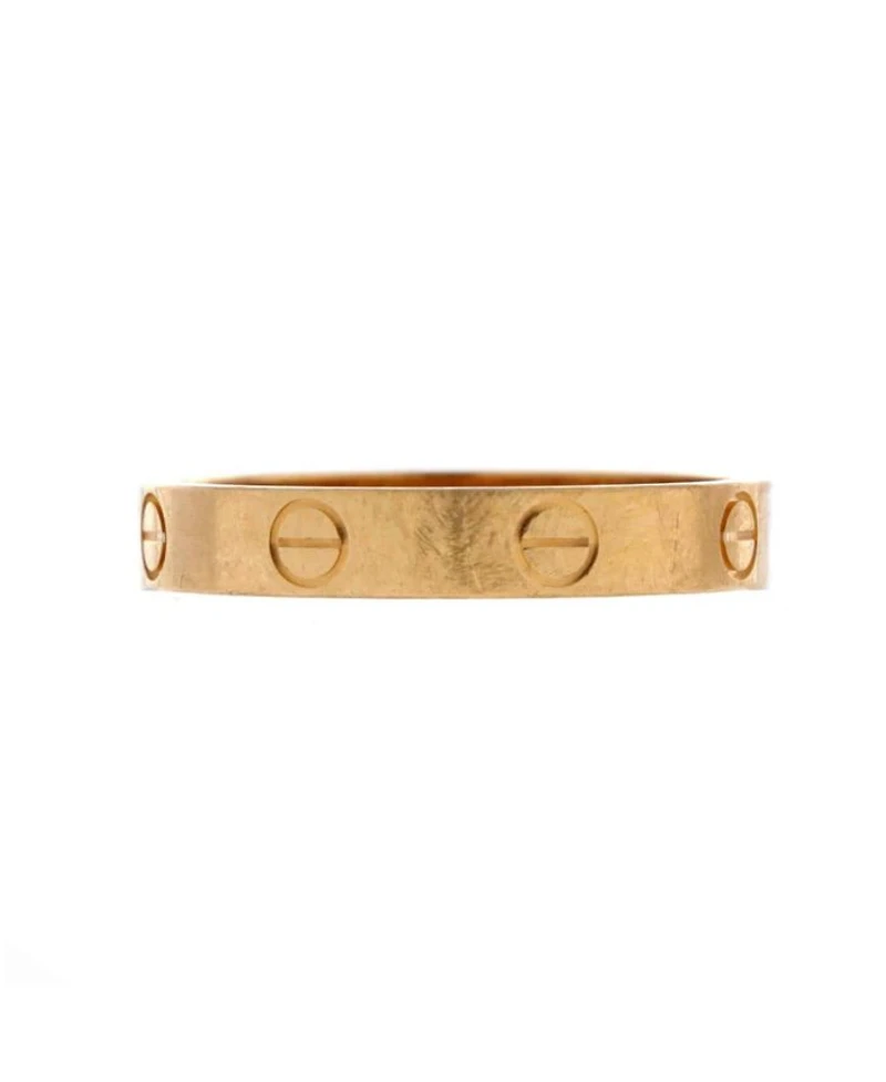 Love Wedding Band Ring 18K Gold