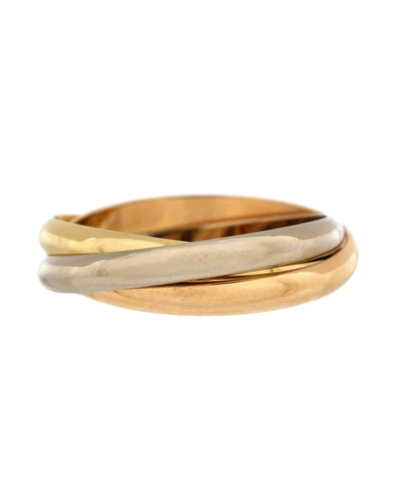 Small Trinity Ring 18K Tricolor Gold