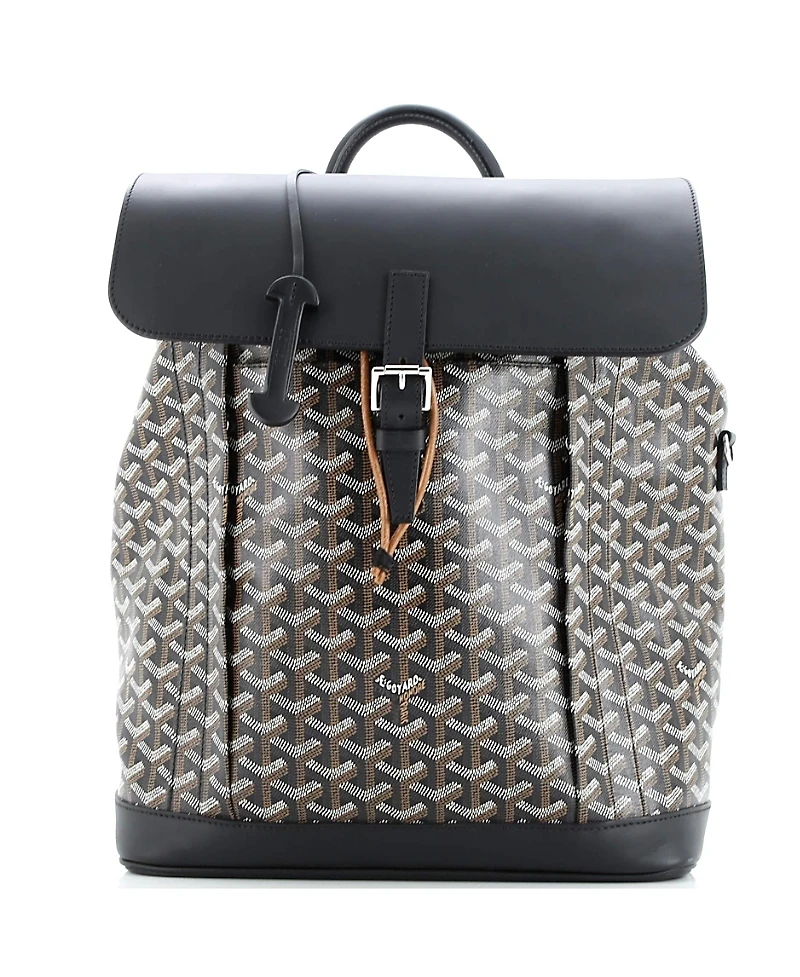 Pre-Owned Goyard Mm Alpin Backpack Coated Canvas