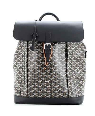 Pre-Owned Goyard Mm Alpin Backpack Coated Canvas