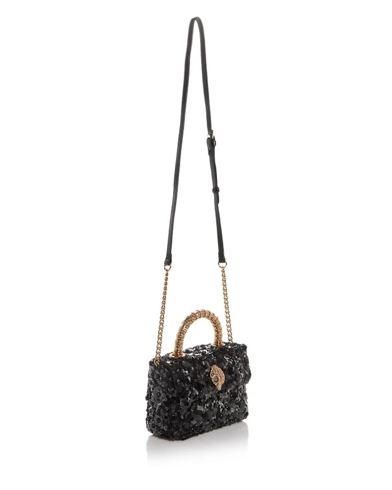 Mini Kensington Sequin Top Handle Bag