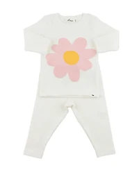 Girls' Daisy Applique Two Piece Set - Baby