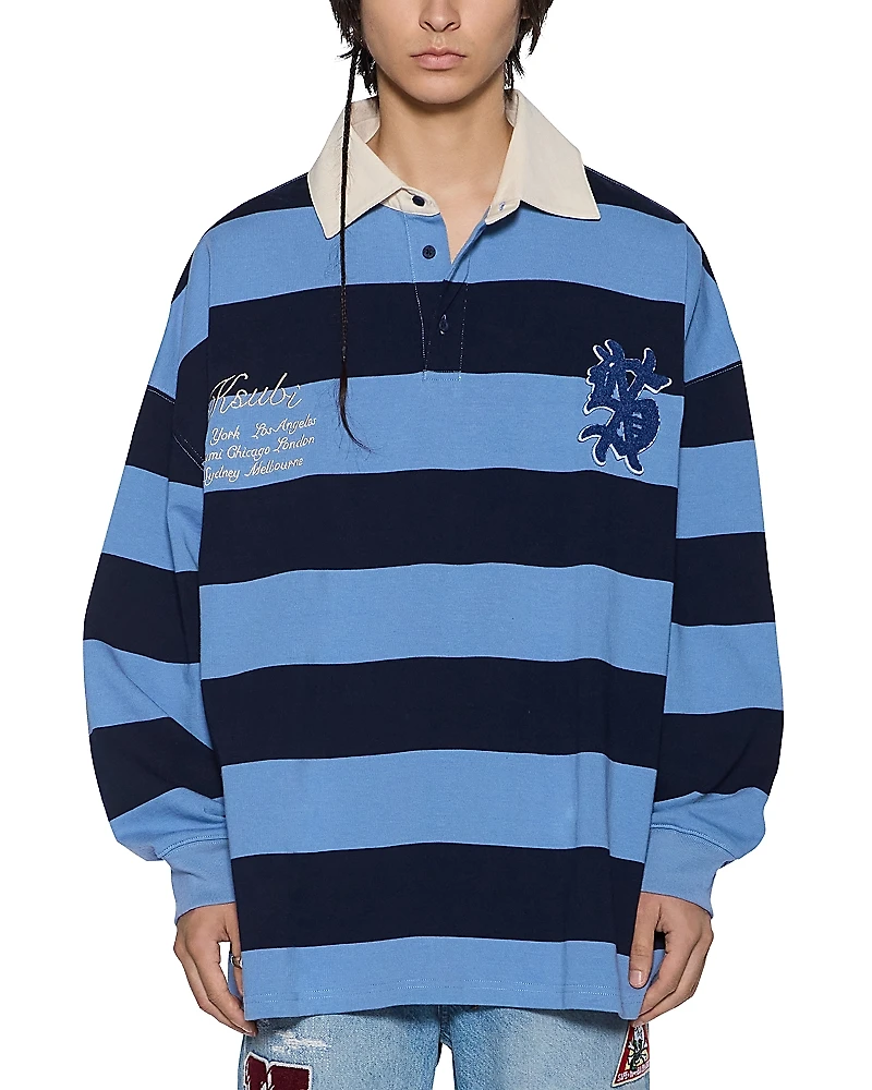 Ksubi Rugged Rugby Long Sleeve Polo