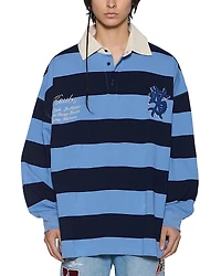 Ksubi Rugged Rugby Long Sleeve Polo