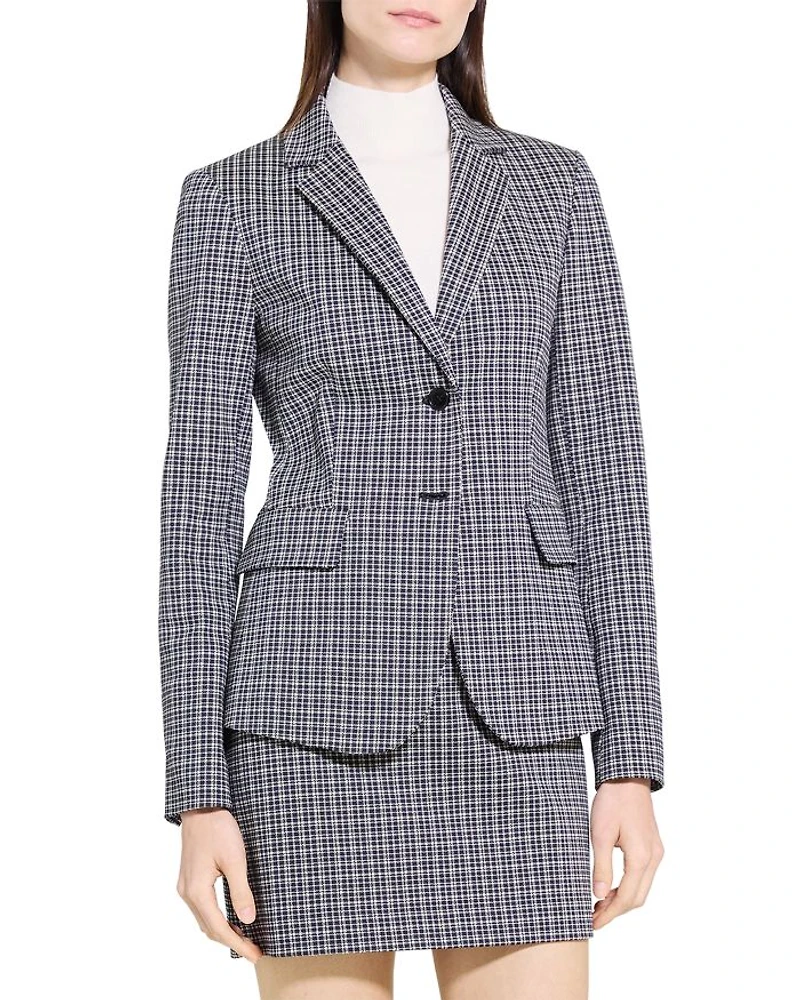 Carissa Plaid Blazer